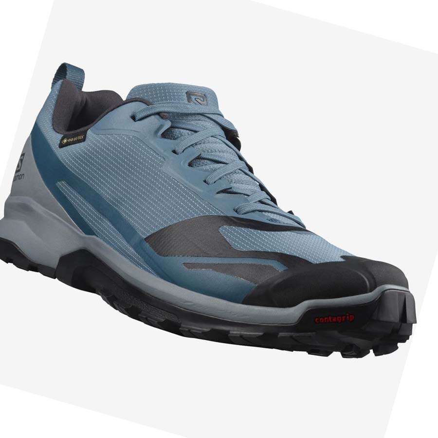 Salomon XA COLLIDER 2 GORE-TEX Trail Futócipő Férfi Kék | HU 2125GSO